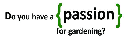 passion for gardening